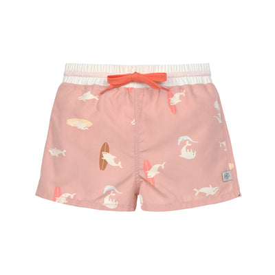 Lässig-Badehose Baby (mit Windel) - Delfin, Rosa