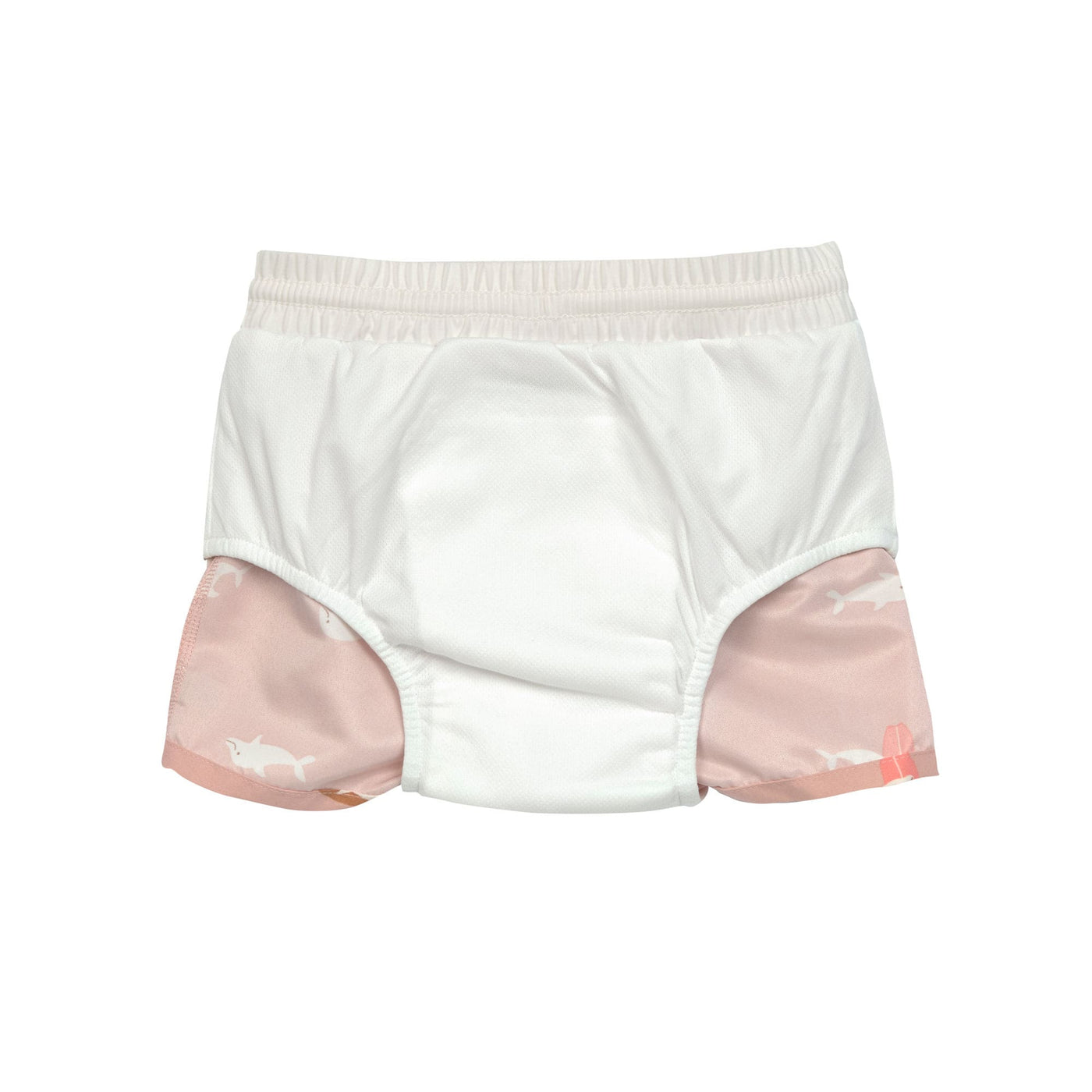 Lässig-Badehose Baby (mit Windel) - Delfin, Rosa