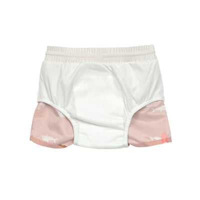 Lässig-Badehose Baby (mit Windel) - Delfin, Rosa