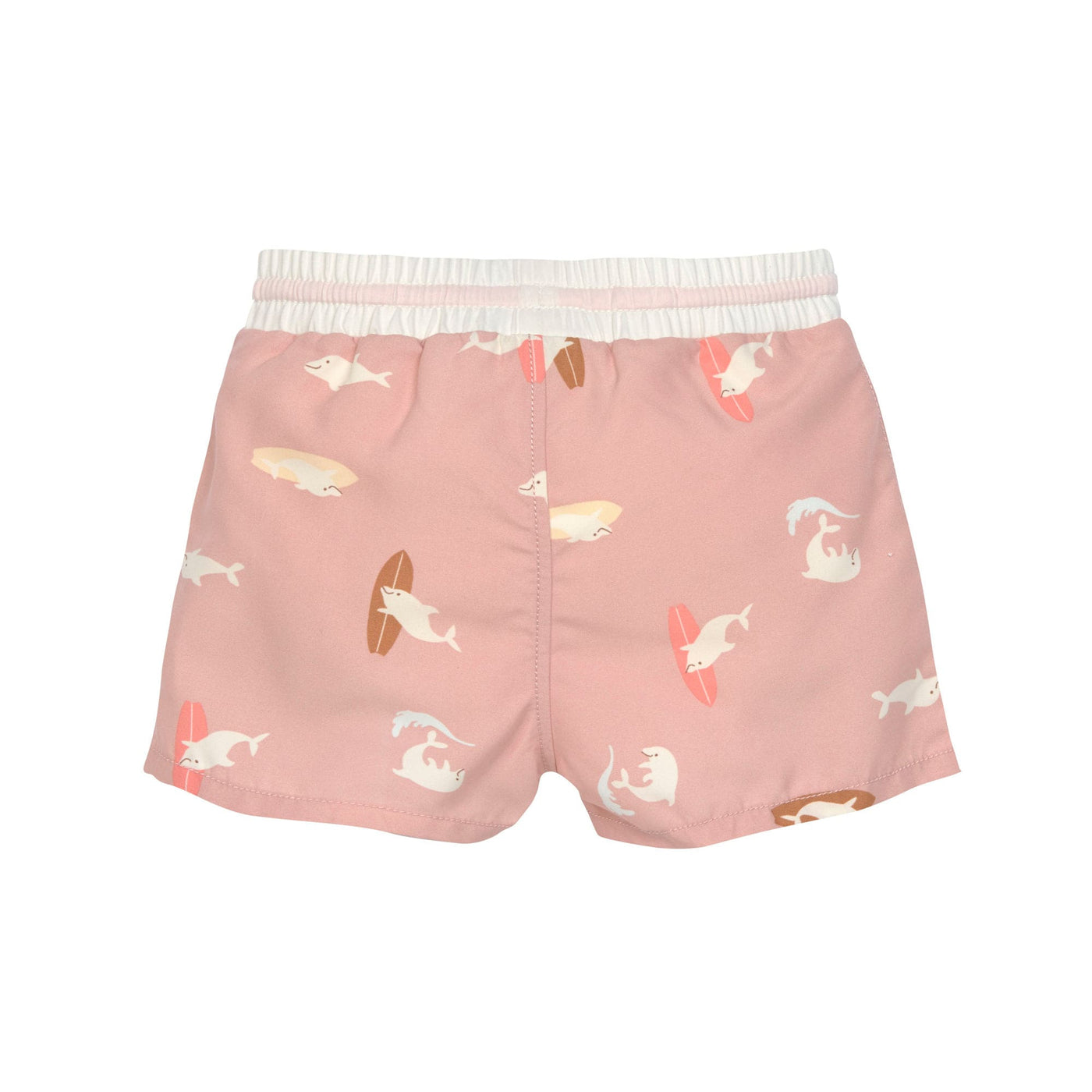 Lässig-Badehose Baby (mit Windel) - Delfin, Rosa