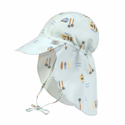 Lässig-Sonnenhut Baby (UV Schutz & Nackenschutz) - Camper, Mint