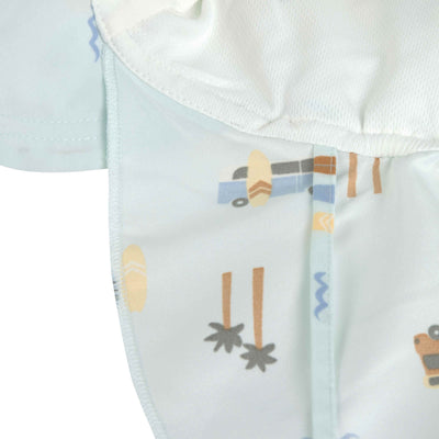Lässig-Sonnenhut Baby (UV Schutz & Nackenschutz) - Camper, Mint