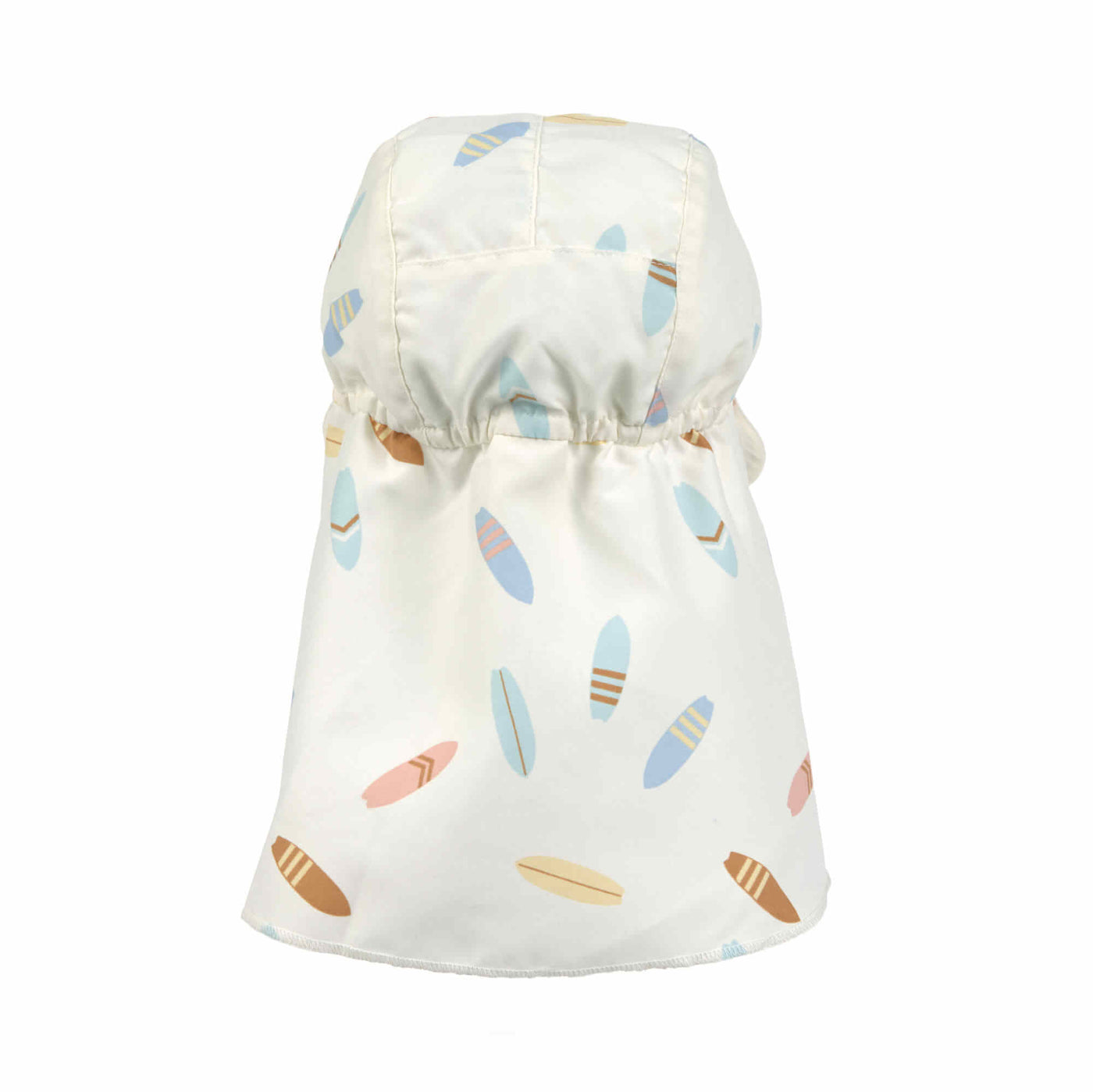 Lässig-Sonnenhut Baby (UV Schutz & Nackenschutz) - Surfbrett, Weiß