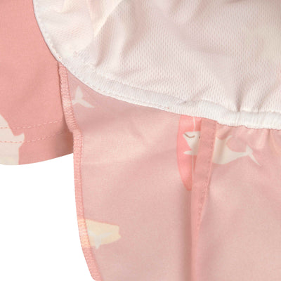 Lässig-Sonnenhut Baby (UV Schutz & Nackenschutz) - Delfin, Rosa