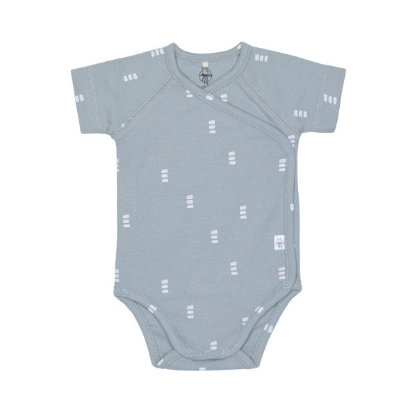 Short Sleeve Body GOTS Blocks light blue,