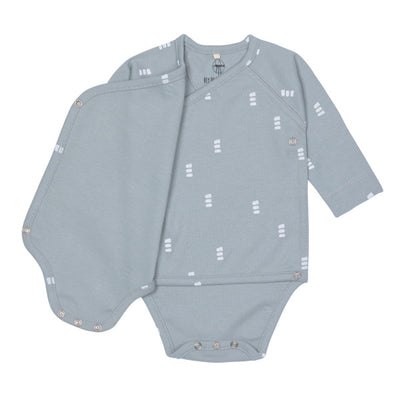 Long Sleeve Body GOTS Blocks light blue,