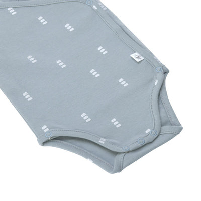 Long Sleeve Body GOTS Blocks light blue,