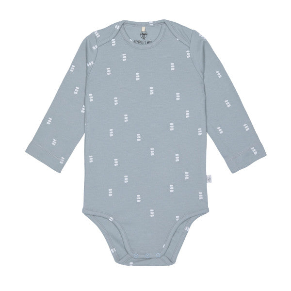 Long Sleeve Body GOTS Blocks light blue,