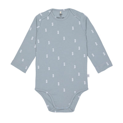 Long Sleeve Body GOTS Blocks light blue,