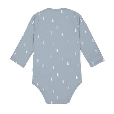 Long Sleeve Body GOTS Blocks light blue,