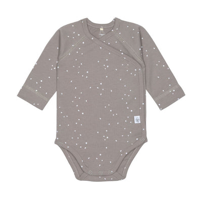 Long Sleeve Body GOTS Sprinkle taupe,