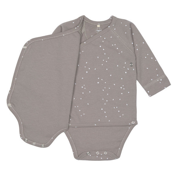 Long Sleeve Body GOTS Sprinkle taupe,