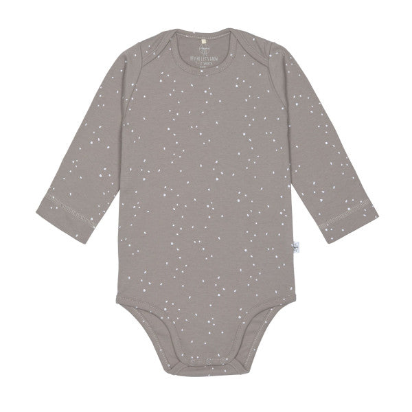 Long Sleeve Body GOTS Sprinkle taupe,