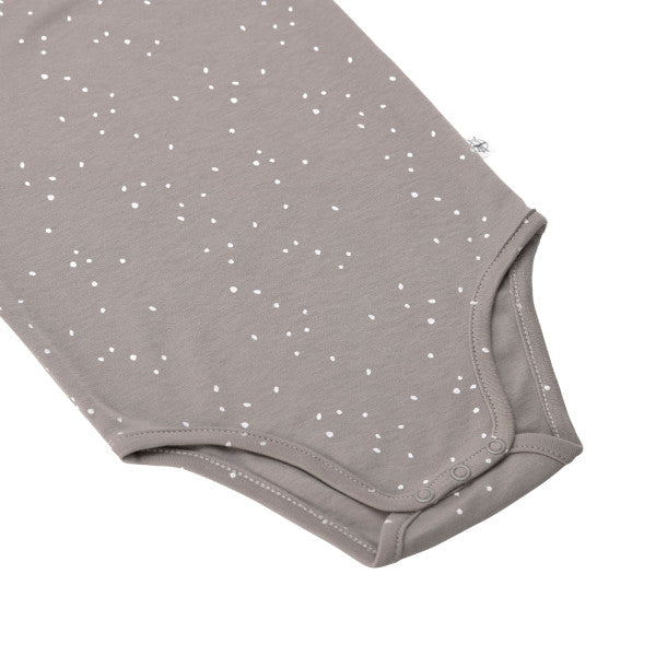 Long Sleeve Body GOTS Sprinkle taupe,