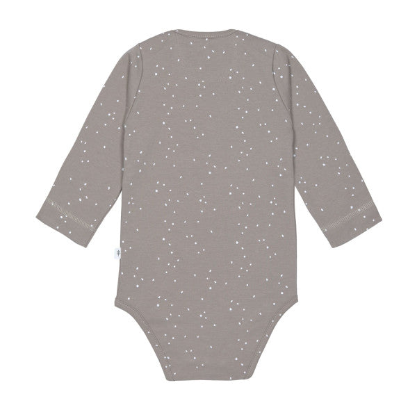 Long Sleeve Body GOTS Sprinkle taupe,