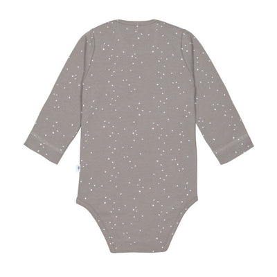 Long Sleeve Body GOTS Sprinkle taupe,