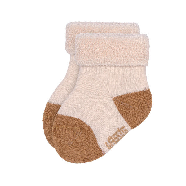 Terry Socks GOTS 3 pcs assorted powderpink/caramel