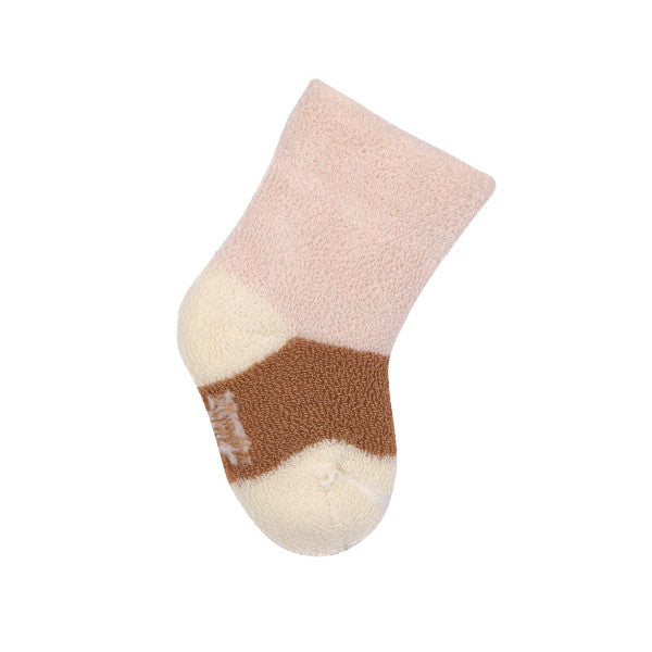 Terry Socks GOTS 3 pcs assorted powderpink/caramel