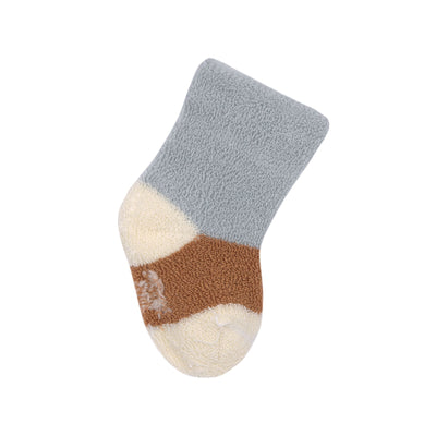 Terry Socks GOTS 3 pcs assorted light blue/caramel