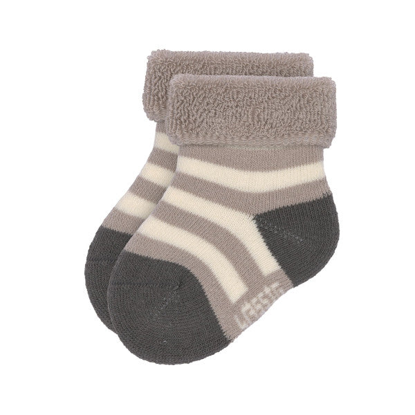 Terry Socks GOTS 3 pcs assorted anthracite/taupe