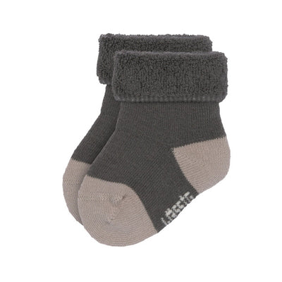 Terry Socks GOTS 3 pcs assorted anthracite/taupe