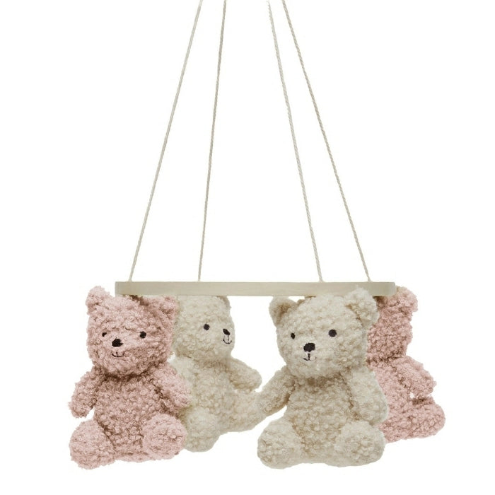 Jollein-Baby-Mobile Teddy Bear - Wild Rose/Naturel-Rosa