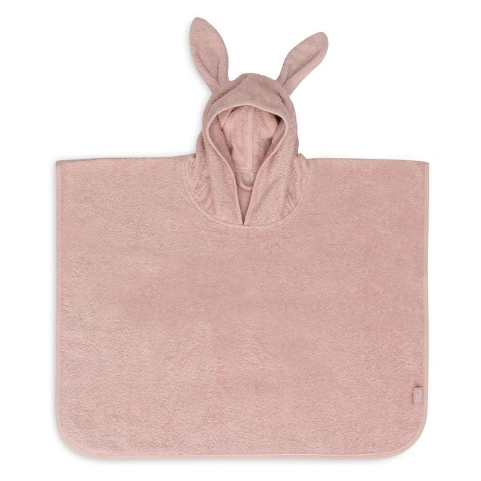 Jollein-Badeponcho Frottee - Wild Rose-Rosa