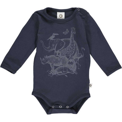 Müsli - Savannah print body - Night blue