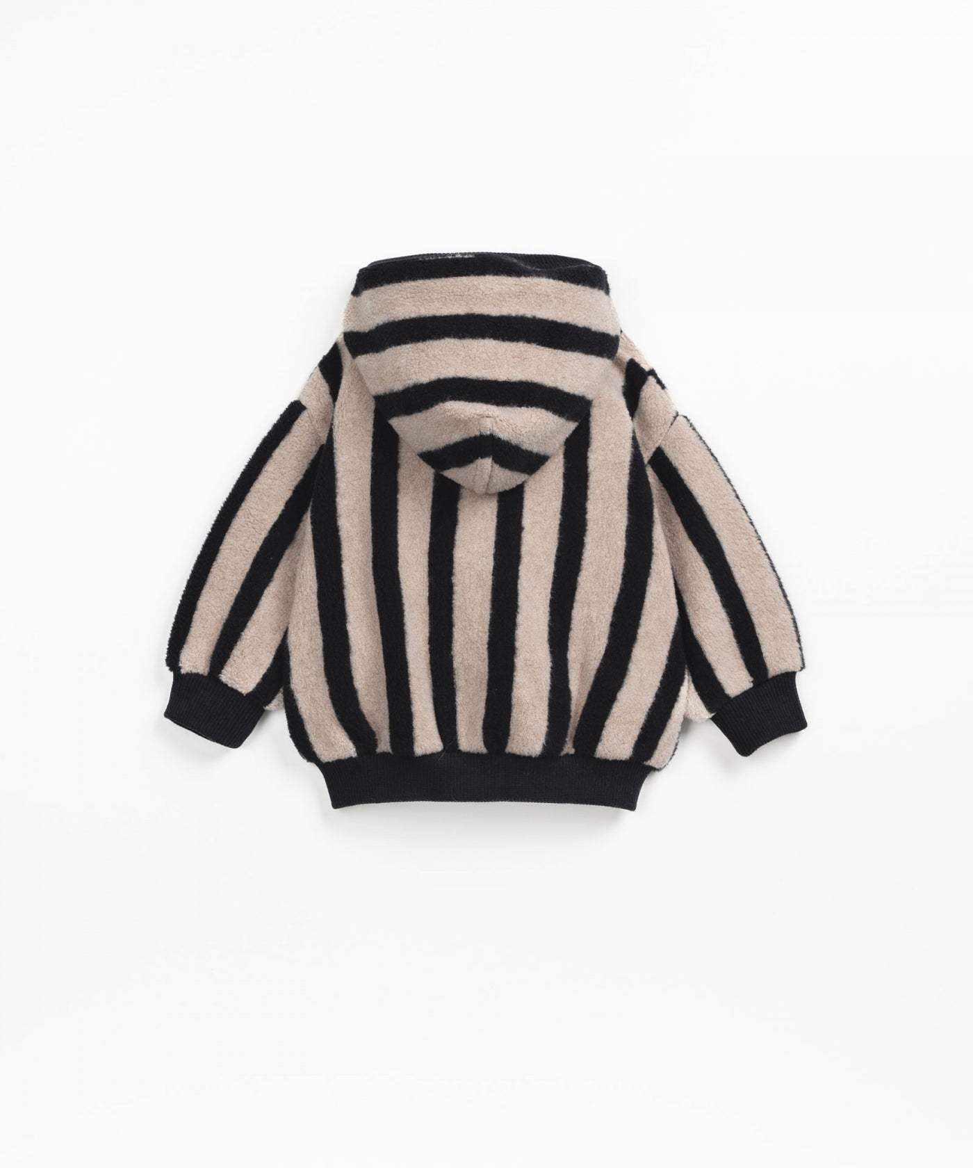 Play Up-STRIPED PLUSH JACKET-PENGUIN