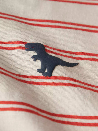 Name it-NMMVOBY SS NREG TOP - Whitecap Gray/Paprika