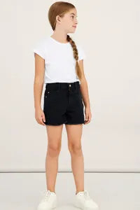 Name it-NKFROSE HW MOM  DNM SHORTS 8222-YA NOOS-Black Denim