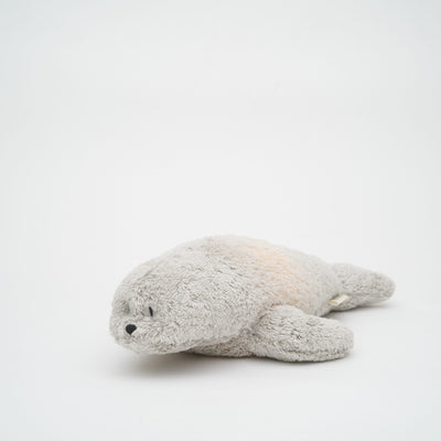 MOONIE SEAL GRAY - ORGANIC HUMMING SEAL WITH A LAMP