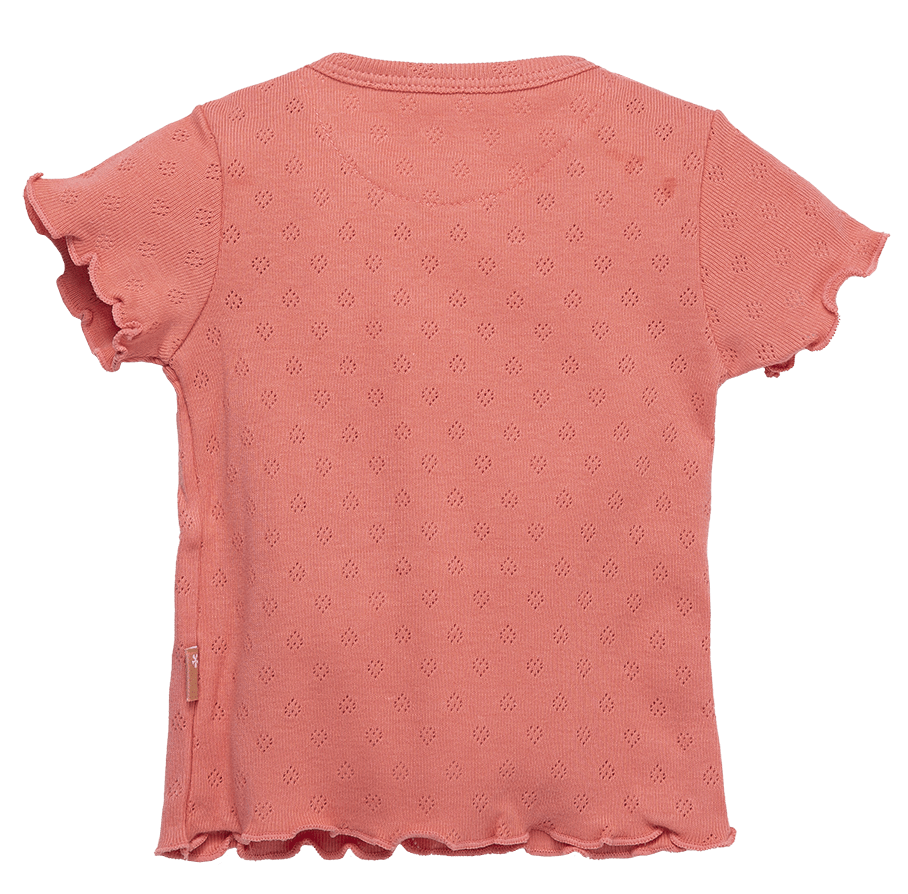 BESS - Shirt sh.sl. Ajour - Coral