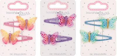 Coppenrath- Haarclipse Schmetterling vers- Fb.blau, lila, pink