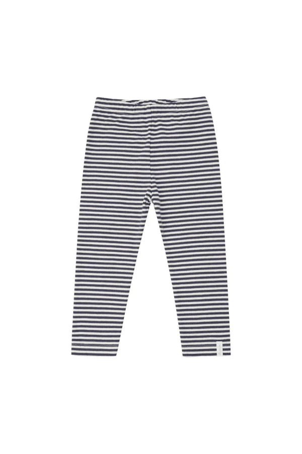 leevje-Jersey Leggings 'navy stripes' aus Bio-Baumwolle - navy stripes