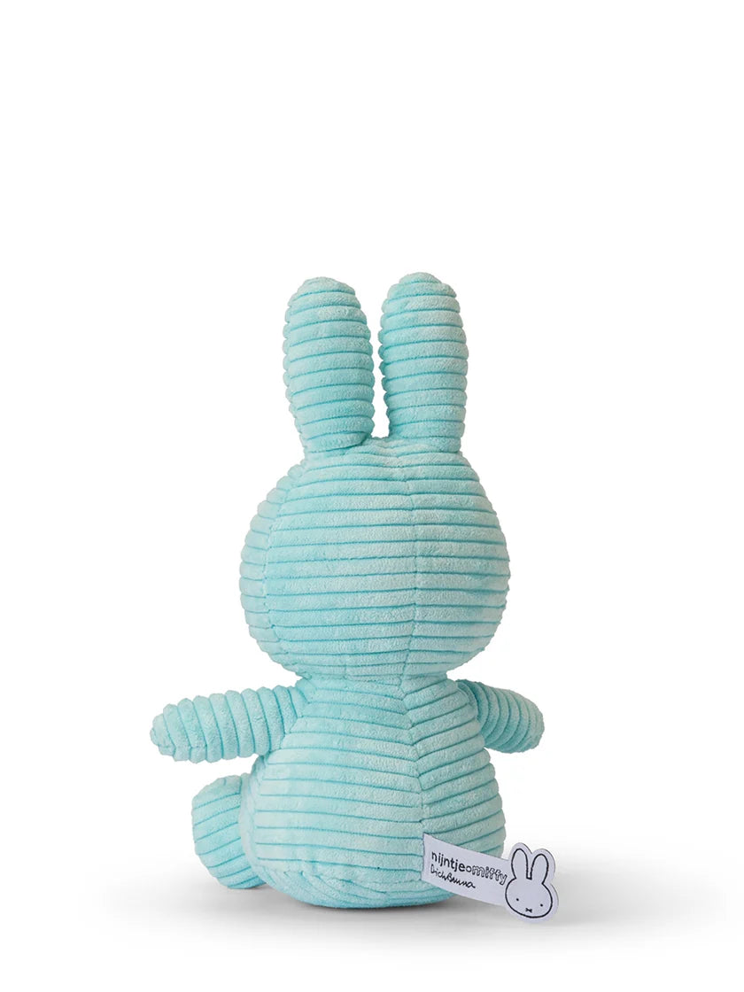 Miffy Sitting Corduroy - Turquoise - 23 cm