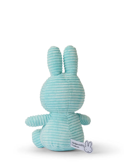 Miffy Sitting Corduroy - Turquoise - 23 cm