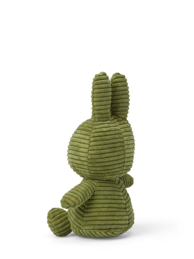 Miffy Sitting Corduroy - Olive Green - 23 cm