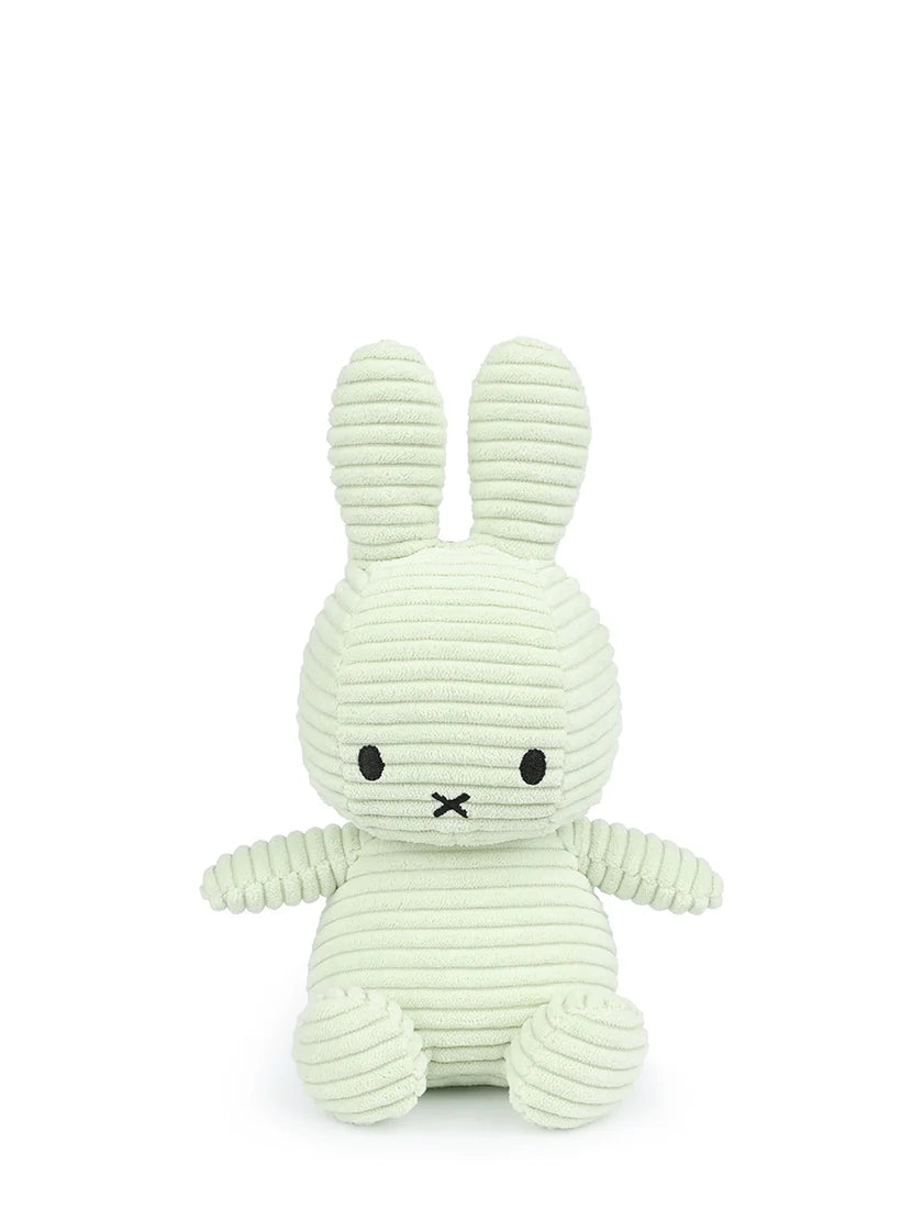 Miffy Sitting Corduroy - Fresh Mint - 23 cm