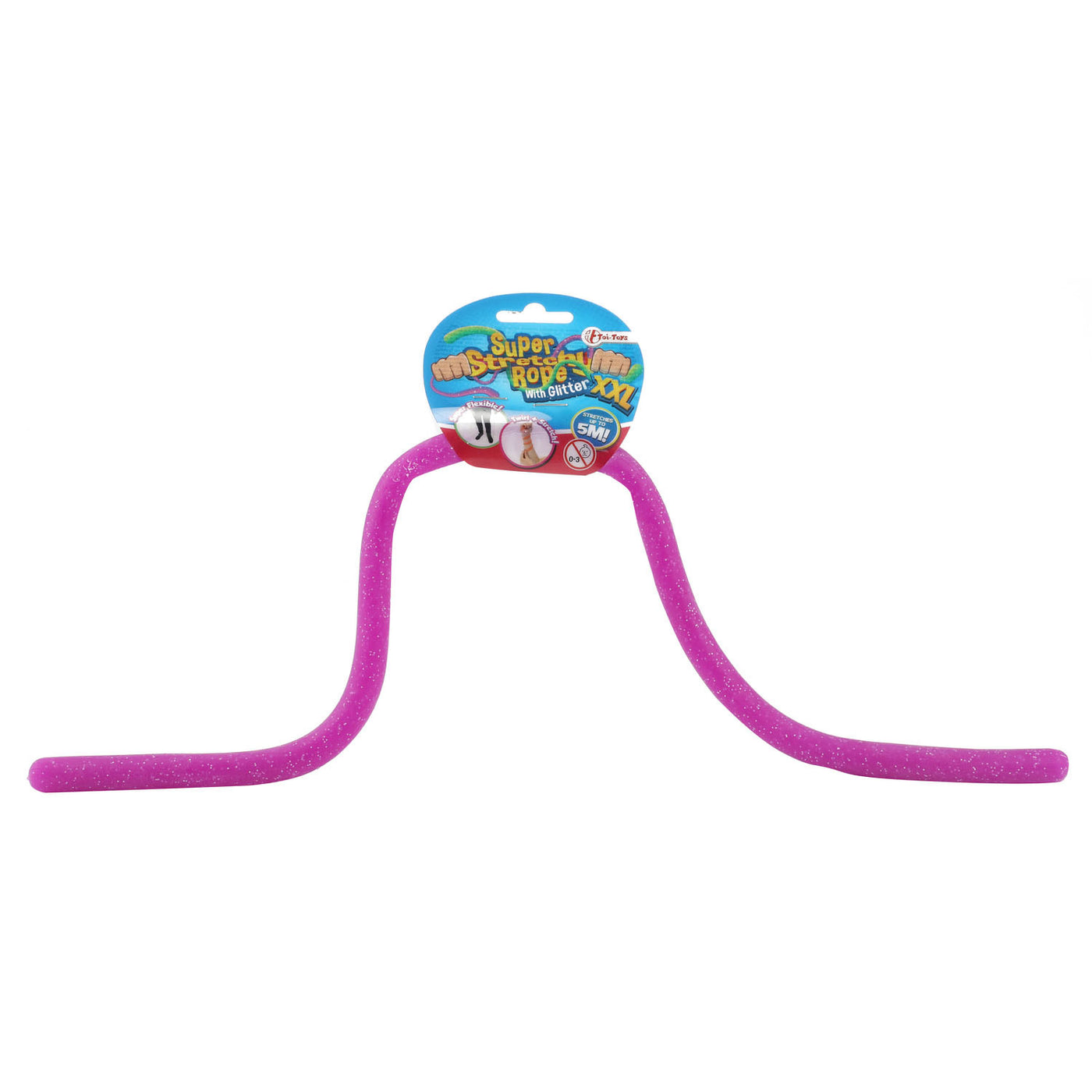 Super Stretchable rope, monkey noodle, with glitter