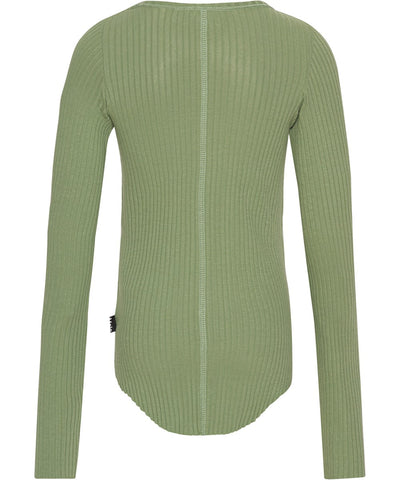 Molo-Rochelle-T-shirts Long sleeves-Moss Green