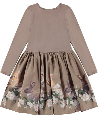 Molo-Casie-Dress LS-Jasmine Bunnies