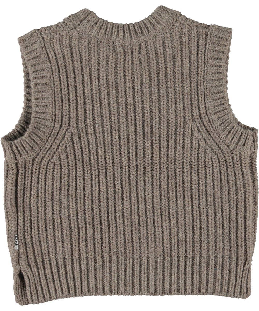 Molo-Gilberte-Vest-Moth Grey