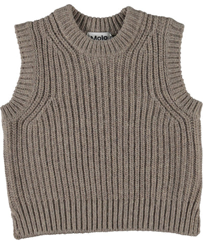 Molo-Gilberte-Vest-Moth Grey