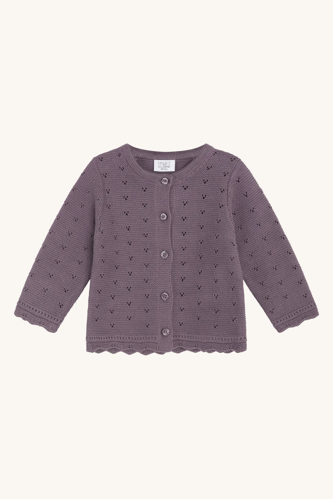 Hust and Cliare-HCCaren - Cardigan-Dark plum