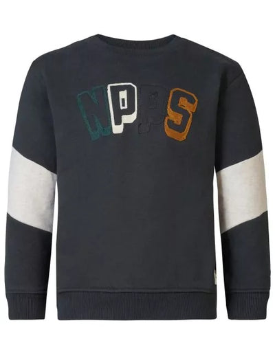 Boys sweater Winchester long sleeve-Asphalt