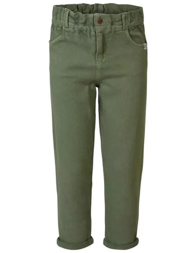 Girls pants Awenda relaxed fit-Olivine