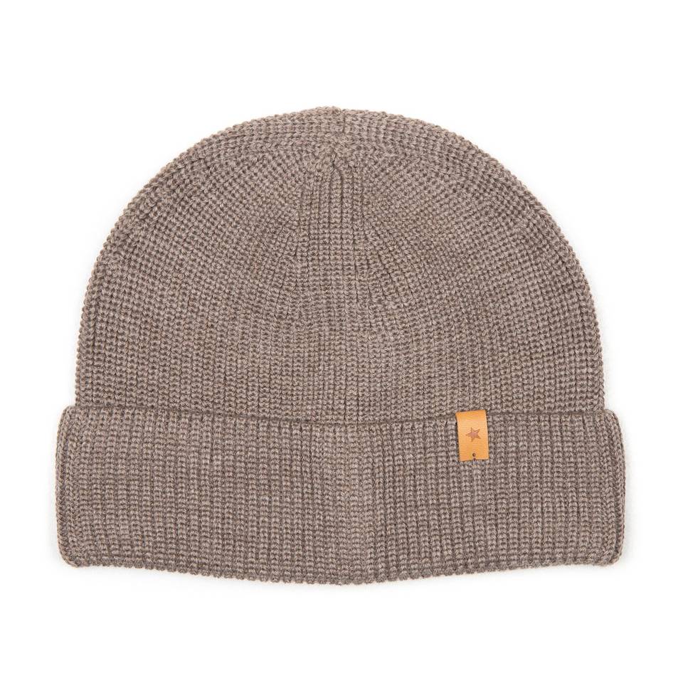 STREET Beanie Wool Brown