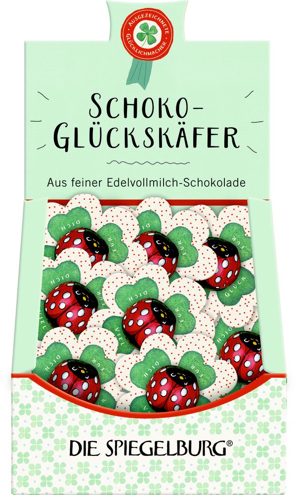 Schoko-Glückskäfer "Viel Glück für dich"