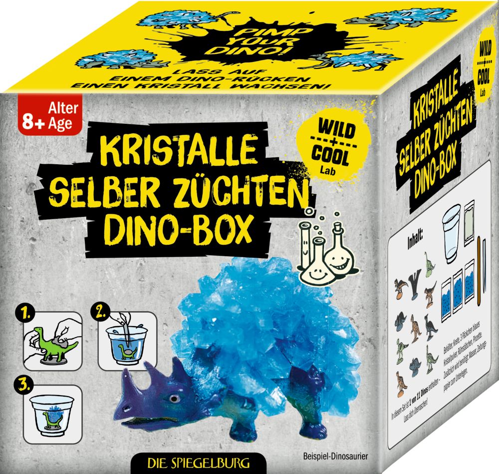 Kristalle selber züchten Dino-Box - Wild+Cool Lab